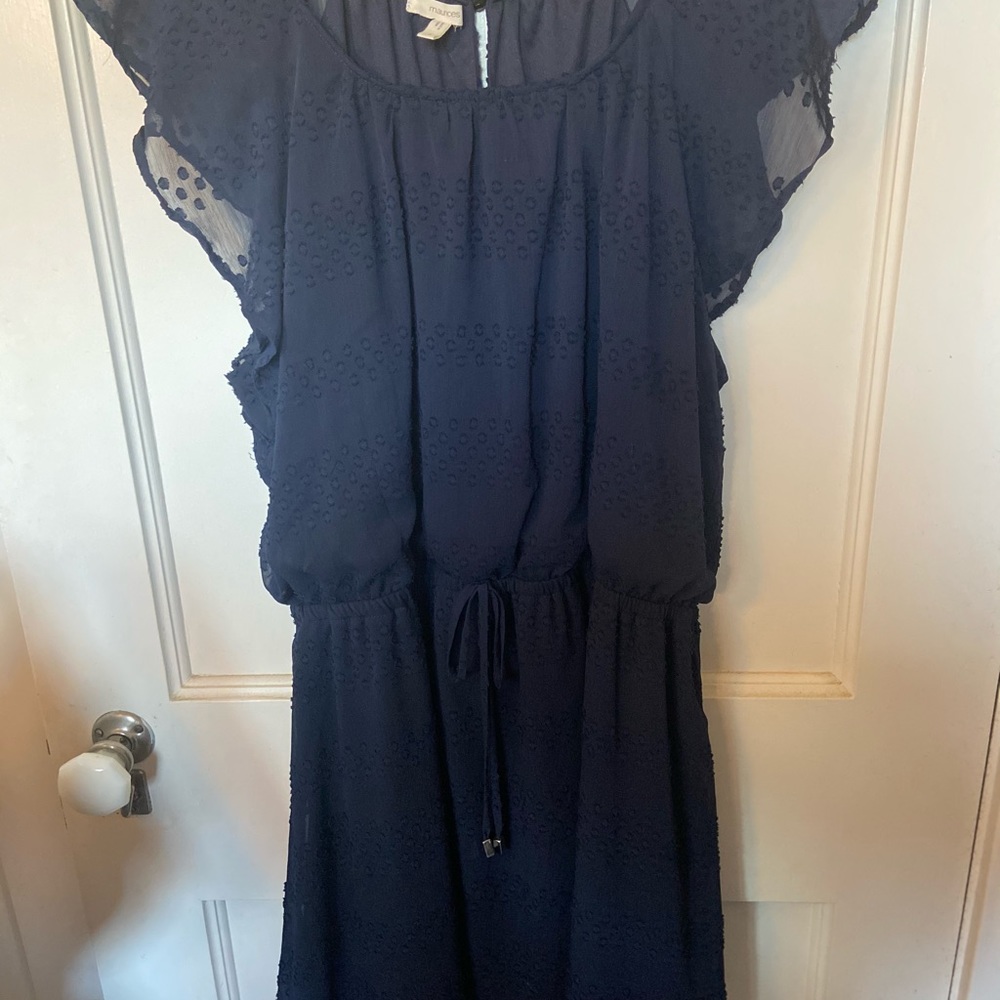 Women’s Maurices Navy Blue Romper. Size 1 Plus.